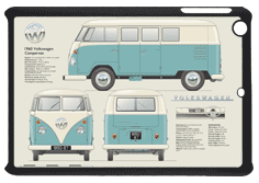 VW Campervan 1950-67 Small Tablet Covers